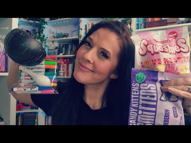 ASMR- Gummy Snacks And Floating Art 🎨