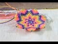 como hacer una mandala en macrame