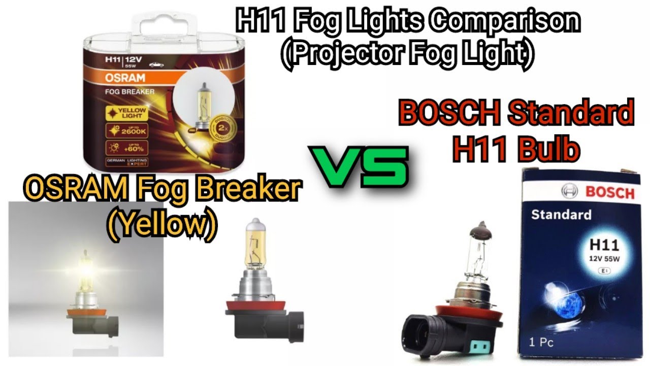 OSRAM Night Breaker Plus vs Regular OSRAM Review (Foglights +