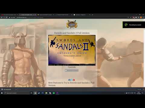 Speedrun Any sword and sandals II 6.250s world record [Former]