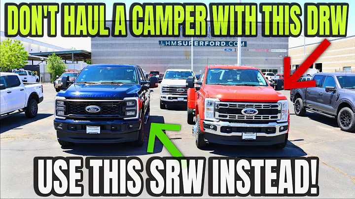 Here's Why This F350 Single Rear Is More Capable To Haul A Camper Over The Ford F450 Dually!