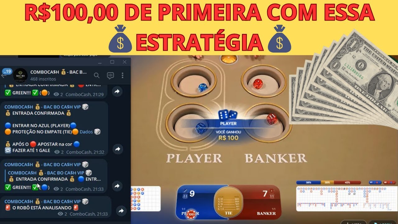 Estratégia Simples Para Fazer R$100 Rápido com BAC BO (ESTRATÉGIA DADOS)