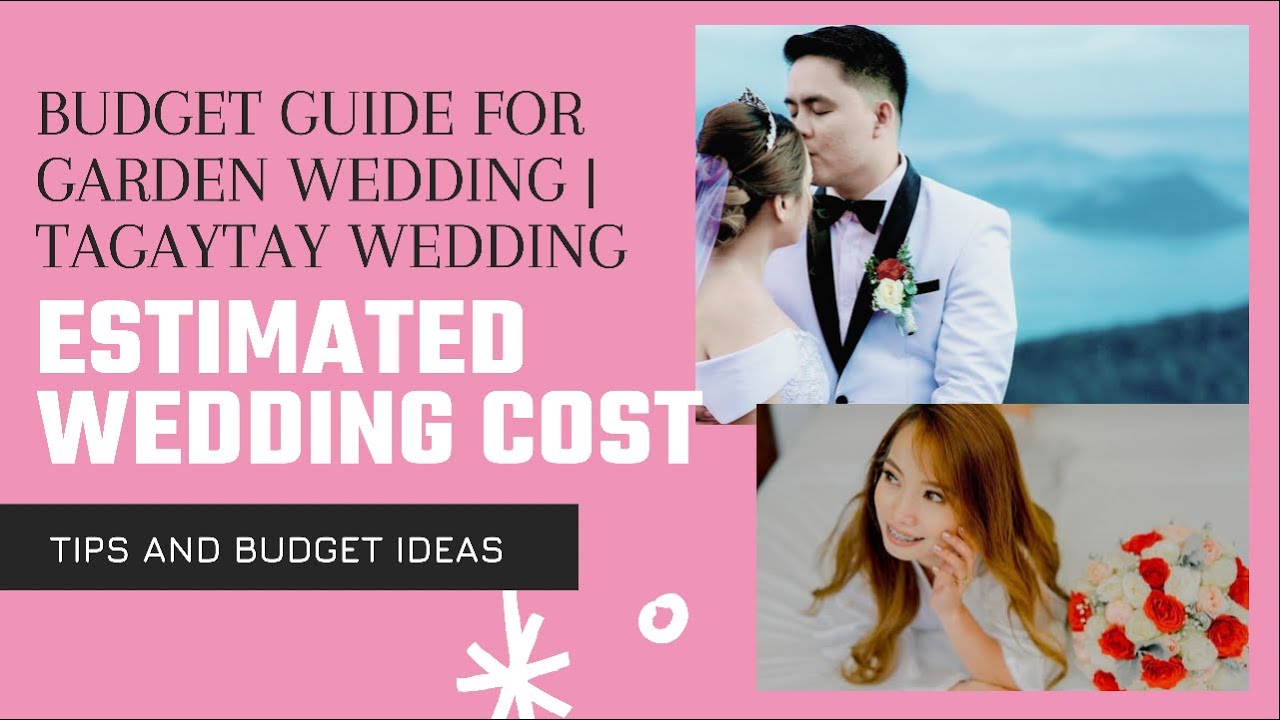 Estimated Wedding Cost Detailed | Tagaytay Wedding | Garden Wedding |Govt Requirements