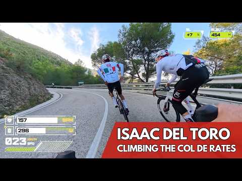 Isaac del Toro Climbing Col de Rates | POV Training Ride