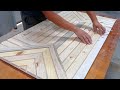 Pallet Woodworking Project // Make A Super Beautiful And Artistic Dining Table From Old Pallet Wood