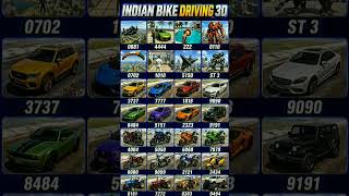 All new cheat codes in indian bike driving 3D #automobile #realisticdriving #cargames #drivinggames