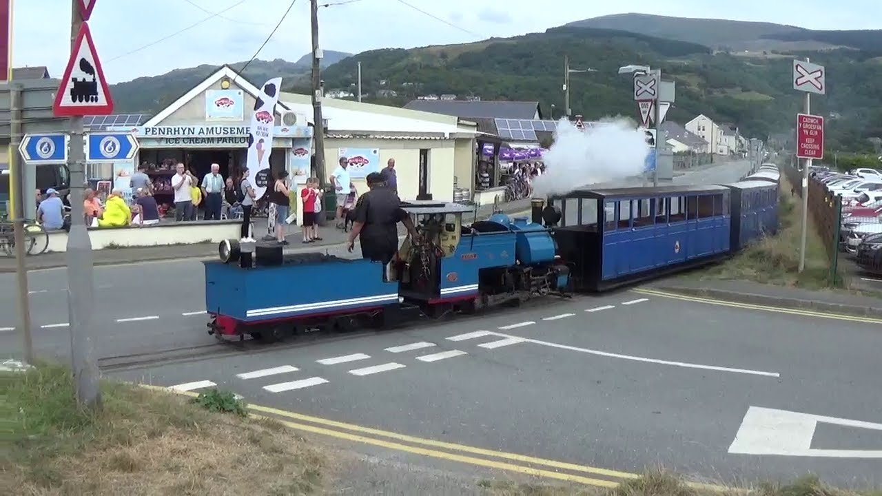 Barmouth, Wales 2022-A Ride on, and Views of, The Fairbourne Narrow Gauge Steam Railway
