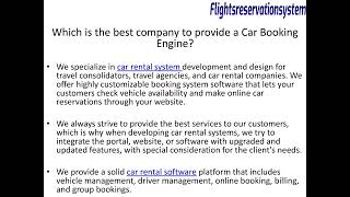 Car Booking Engine