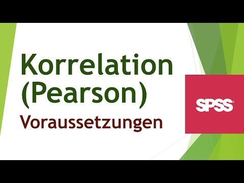 Korrelation nach Pearson - Voraussetzungen