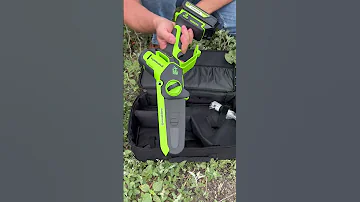 Аккумуляторная пила от Greenworks 😎👍