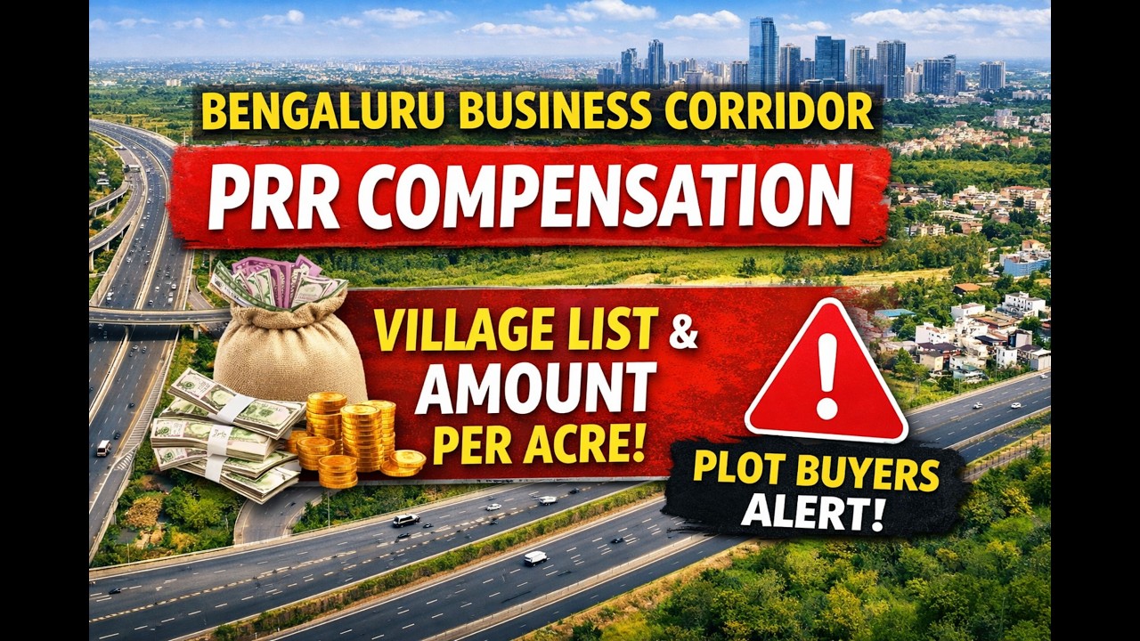 Bengaluru Business Corridor PRR Compensation Explained | Full Village List & Rates BBC Peripheral
