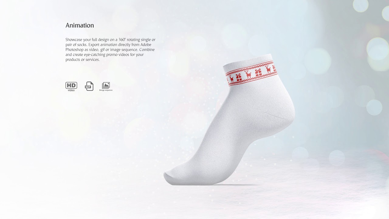 Download Socks Animated Mockups In Apparel Mockups On Yellow Images Creative Store