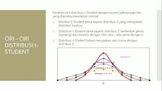 PENGUJIAN HIPOTESIS SAMPEL KECIL