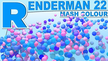 Renderman 22 MASH Colour Tutorial