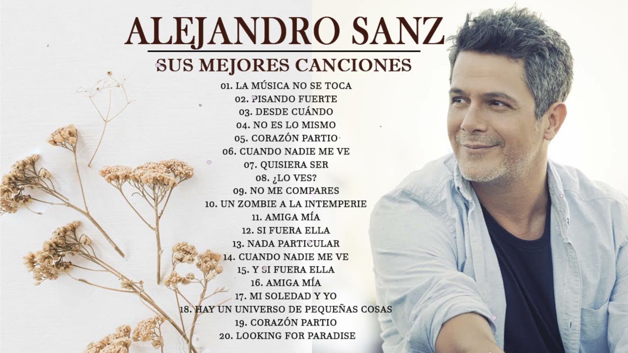 Alejandro Sanz Los Mejores Canciones Youtube