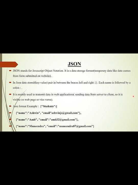 What is JSON and why it is used? - YouTube