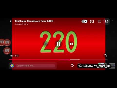 Challenge Countdown From 6300