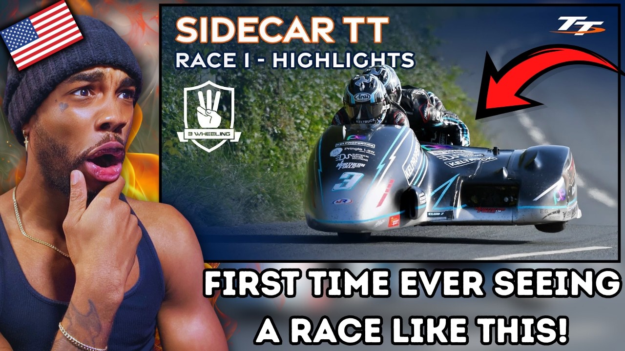 AMERICAN Shocked by Isle of Man TT Sidecars – How Is This Legal?!