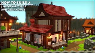 How to Build the Builder's House | Medieval Town | Hytale Tutorial