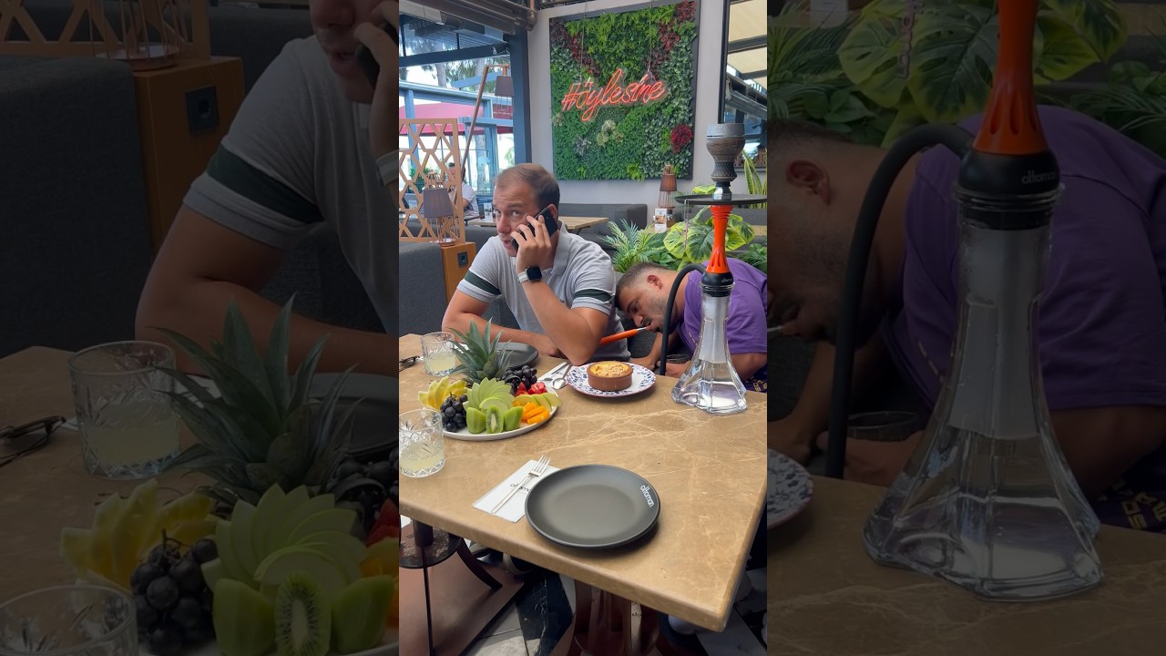 Asla nargile i&ccedil;mem diyen arkadaş.