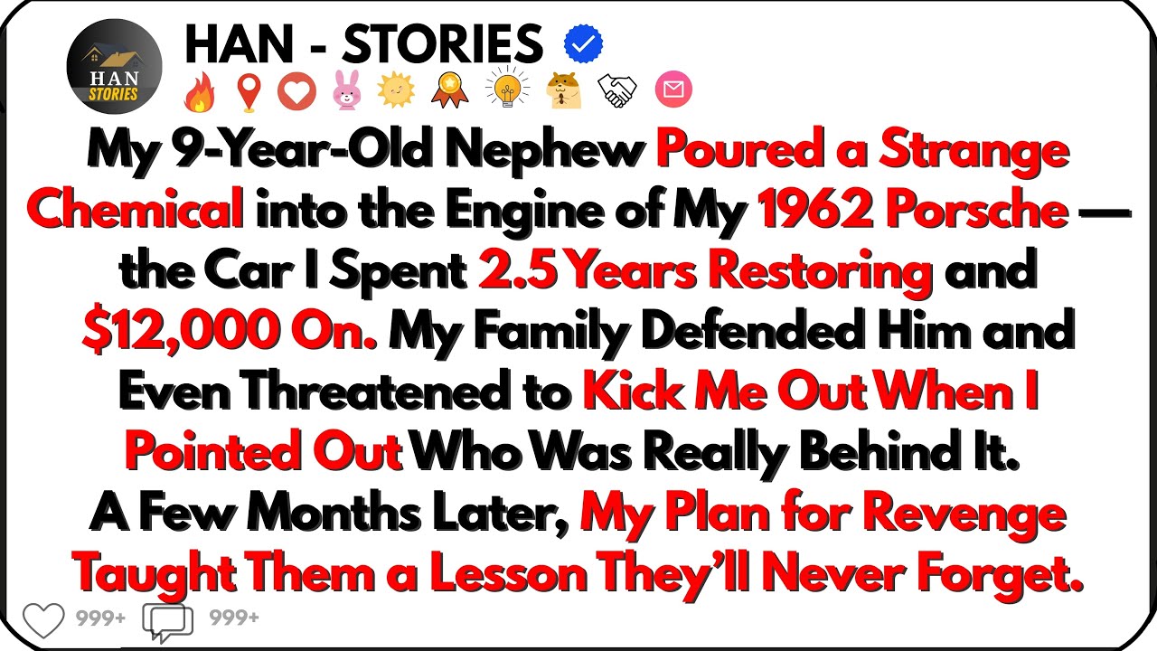My Nephew Destroyed My 1962 Porsche — And My Family Blamed Me Instead | Toxic Family