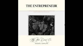 The Entrepreneur Showit Website Template, Editorial Website Template, Luxury, modern web template