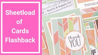 2 Sheetloads, 10 cards, No Scraps - Sheetload of Cards Sketches Project Share