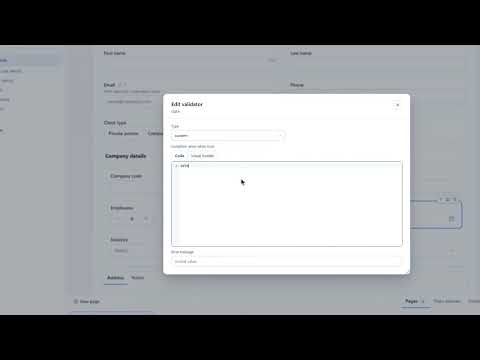 Angular Form Builder Tutorial 8: Validation | NGX View Builder