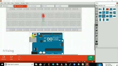 How to Blink led using Arduino explained using  Fritzing !!!!Subscribe for more videos !!!