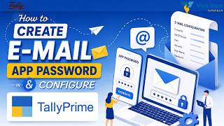 How to Create Email App Password & Configure in TallyPrime | Tamil | VeeVee Infotech