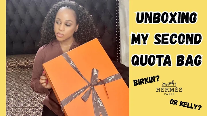 SECOND HERMES QUOTA BAG UNBOXING!! GAGGED! MY FIRST CHOICE!!!