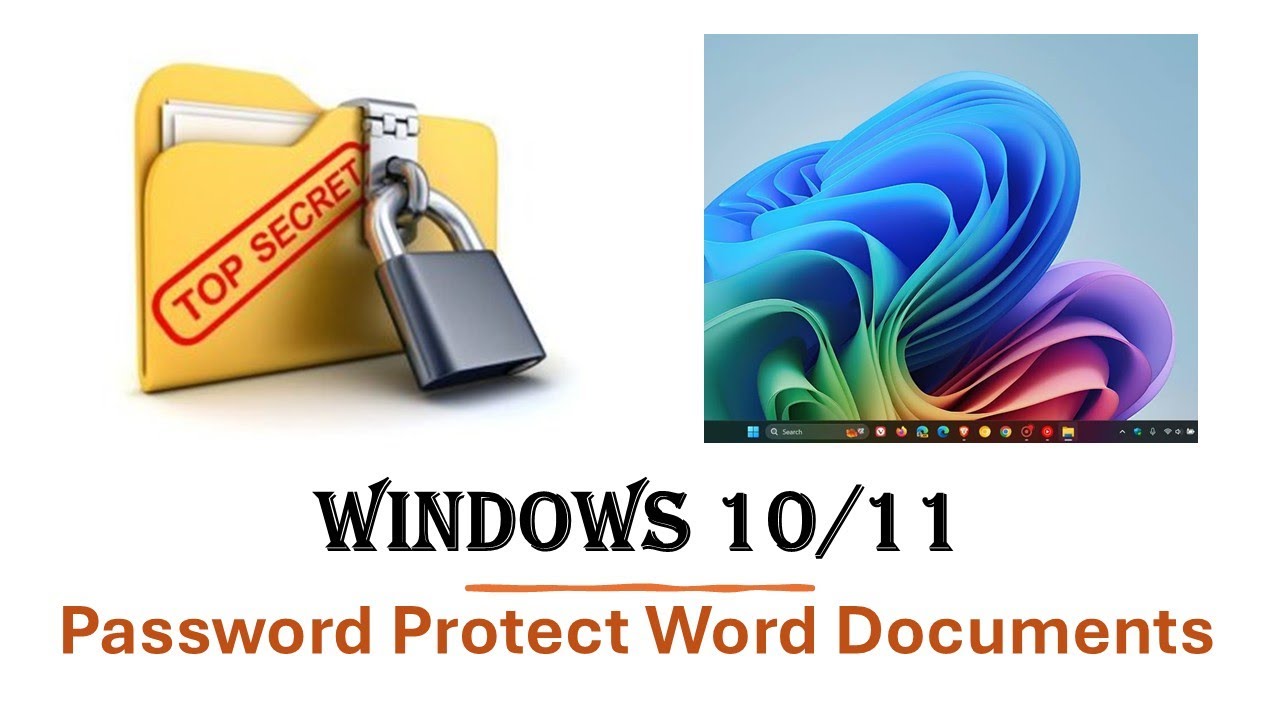 Password Protect Word Documents I Encrypt word file in Windows 10/11 | 2024