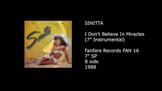 Sinitta  I Dont Believe In Miracles 7 Instrumental 1988