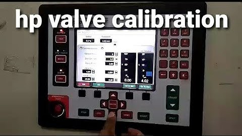 Hp valve calibration of steam turbine in Woodward 505 governor #turbine #BITWORLD...