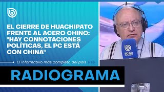 El cierre de Huachipato frente al acero chino: "Hay connotaciones políticas, el PC está con China"