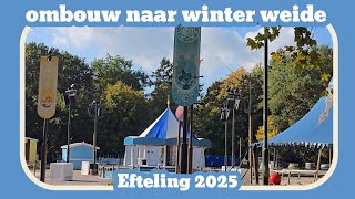 Ombouw naar winterweide [Efteling 2025]