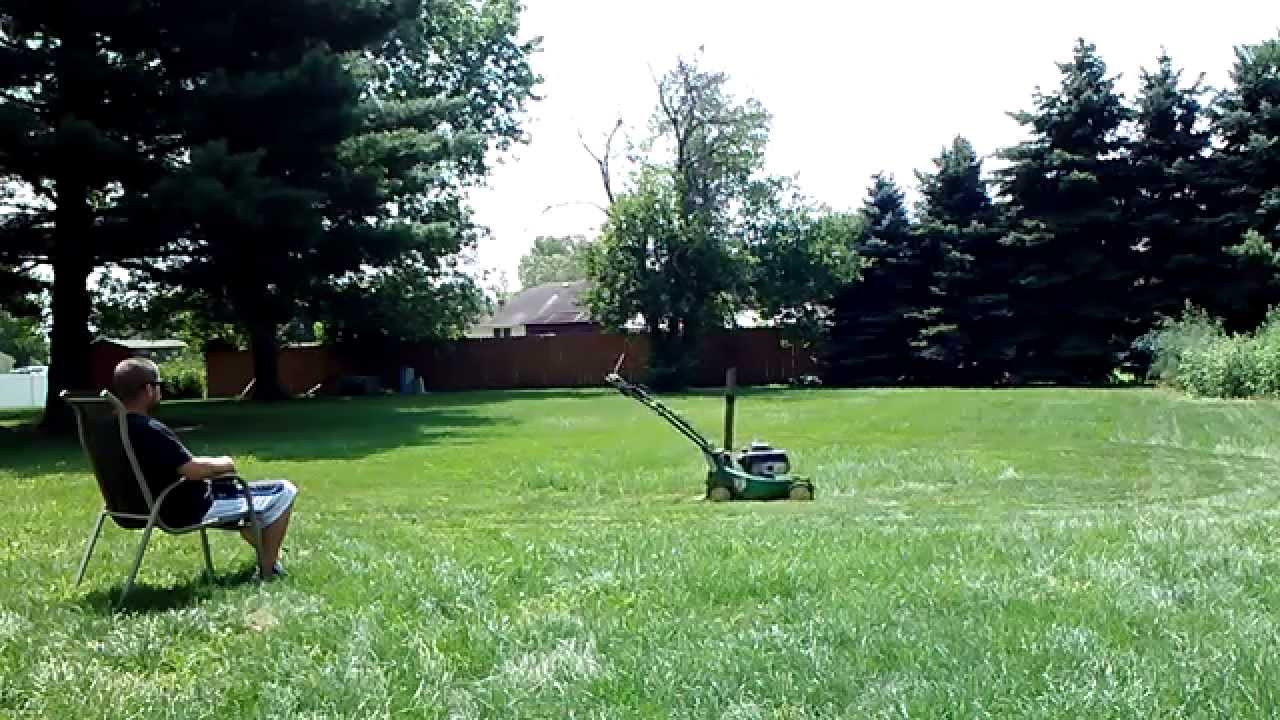 Mowing The Lazy Way