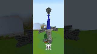 Minecraft Sword House Build Battle - Noob vs Pro vs Hacker vs God #shorts #minecraft