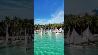 Boracay white beach, Philippines.