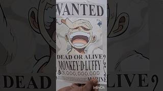 Luffy Gear 5 Wanted Poster | #onepiece Luffy Gear 5 Wanted Poster | #onepiece