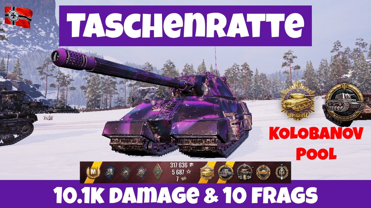 Taschenratte🏆INSANE KOLOBANOV`s Medal🥇11.1K DAMAGE & 8 KILLS | World of Tanks
