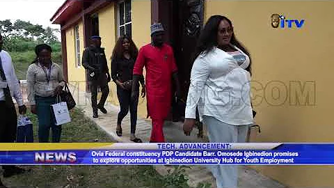 Barr. Omosede Igbinedion Promises To Explore Opportunities At IUO Hub For Youth Employment