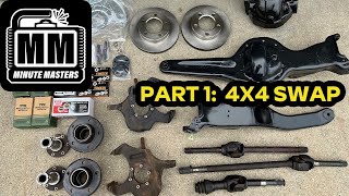 TTB 4x4 SWAP [PART 1]  How to Install Wheel Bearings & Races + Install Balljoints  | 1995 Ford F150