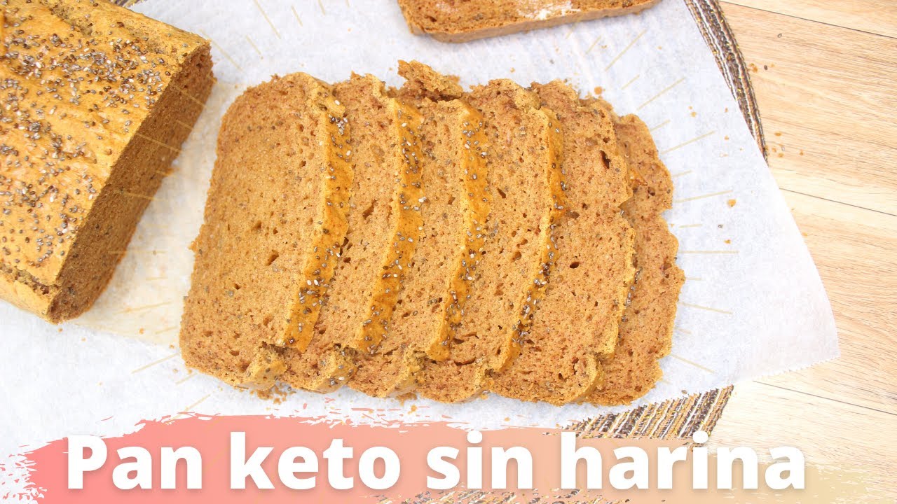 Pan keto de mantequilla de mani sin ningun tipo de harina Sin gluten, low carb YouTube