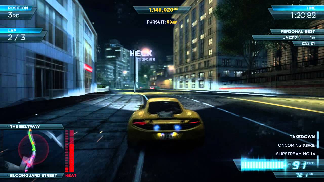 games people play NFS: Most Wanted - McLaren MP4-12C Stopping Power Circuit Race [NFS01]