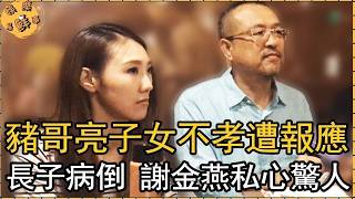 豬哥亮子女不孝遭報應？長子謝順福暴瘦8公斤，謝金晶痛哭！謝金燕盡孝被揭私心，楊宗憲騙生私生子急娶嫩妻沖喜，驚天內幕一次看#謝金燕 #豬哥亮 #楊宗憲