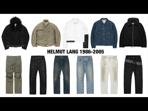 HELMUT LANG Collection, Vol. 3 - YouTube