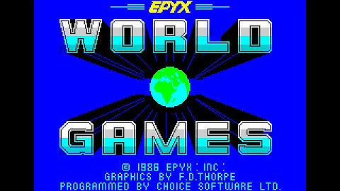 World Games Review for the Sinclair ZX Spectrum by John Gage