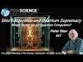 PSW 2521 Shor's Algorithm and Quantum Spremacy | Peter Shor