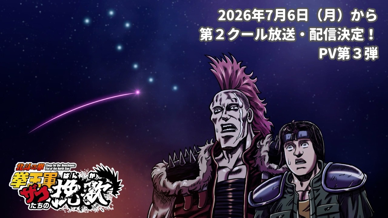 Fist of the North Star: Henchmen Anime Part 2 Trailer, Songs Revealed
